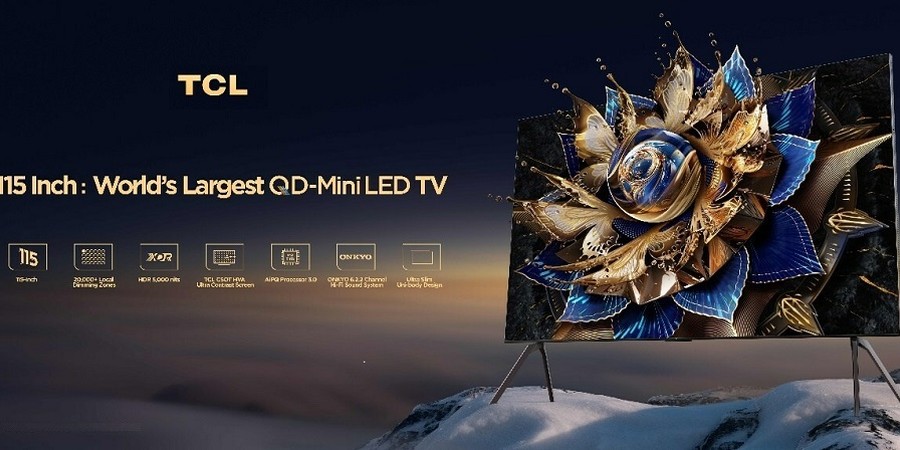 TCL Shows Massive 115-Inch QD Mini LED TV at CES 2024